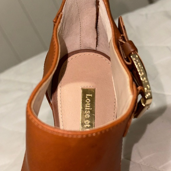 Louise et Cie Brown Peep-Toe Heels - Picture 7 of 12